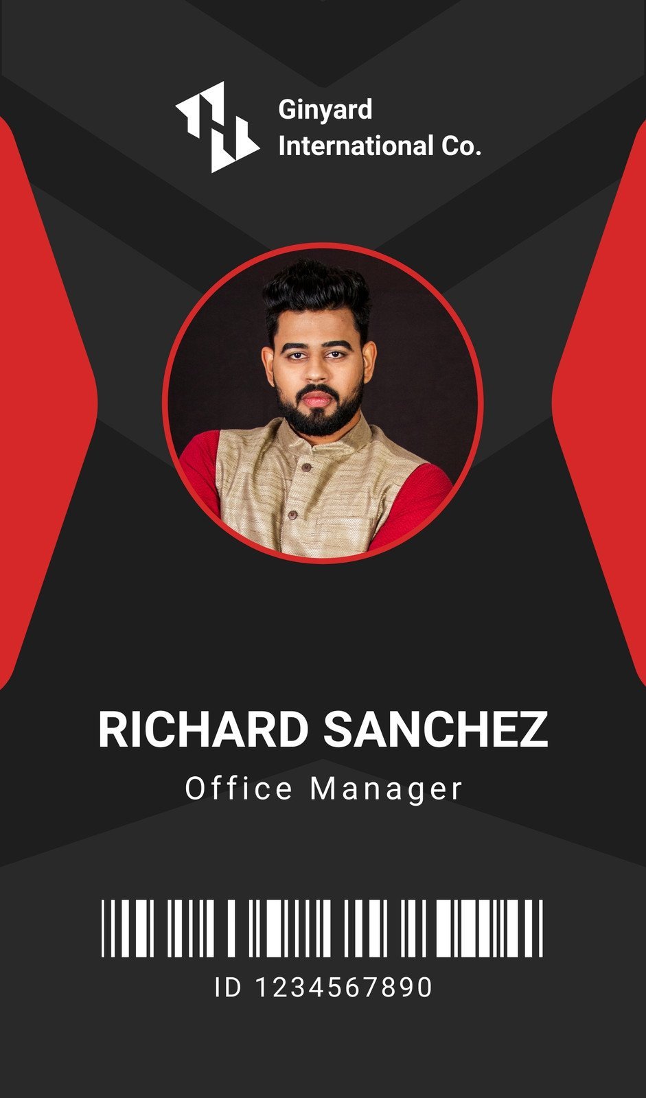 School ID card template - Payal Production